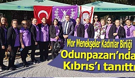 Mor Menekşeler Kadınlar Birliği Odunpazarı’nda Kıbrıs’ı tanıttı