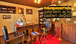 Odunpazarı'nda galerilerin açılış saatleri değişti