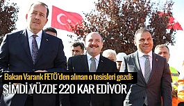 BAKAN VARANK ESKİŞEHİR KAYMAZ'DAKİ TESİSLERİ İNCELEDİ