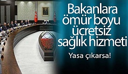 Bakanlara ömür boyu millet bakacak