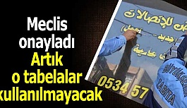 Büyükşehir Meclis'i onayladı:  Artık o tabelalar kullanılmayacak