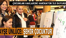 ÇOCUKLAR HAKLARINI KARİKATÜR İLE DUYURDU