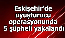 Eskişehir'de uyuşturucu operasyonu