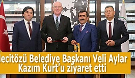 Mecitözü Belediye Başkanı Veli Aylar Kazım Kurt’u ziyaret etti