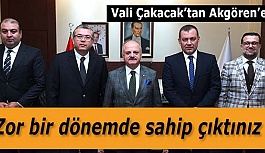 VALİ ÇAKACAK, ESKİŞEHİRSPOR YÖNETİMİNİ KABUL ETTİ