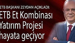 ZEYDAN'DAN HİSARCIKLIOĞLU'NA TEŞEKKÜR