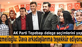 AK Parti Tepebaşı’nda delege seçimlerine yoğun katılım