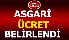 ASGARİ ÜCRET BELİRLENDİ