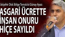 AYAZ: ASGARİ ÜCRETTE İŞVEREN-HÜKÜMET ORTAKLIĞI İNSAN ONURUNU HİÇE SAYDI