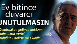 DEMİRBAKAN'DAN İSTANBUL MAÇI ÖNCESİ ÖNEMLİ AÇIKLAMALAR