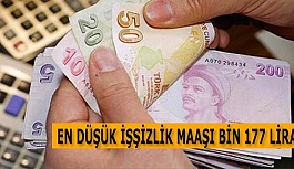 EN DÜŞÜK İŞŞİZLİK MAAŞI BİN 177 LİRA