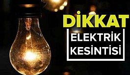 ESKİŞEHİR'DE BU MAHALLERDE KESİNTİ OLACAK