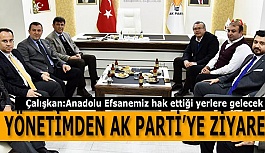 ESKİŞEHİRSPOR YÖNETİMİ AK PARTİ'Yİ ZİYARET ETTİ