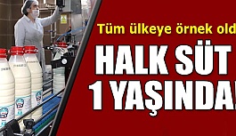 HALK SÜT 1 YAŞINDA!