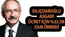 KILIÇDAROĞLU ASGARİ ÜCRET İÇİN %22.58 ZAM ÖNERDİ