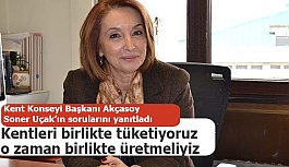 NURAY AKÇASOY: KENTLERİ BİRLİKTE TÜKETİYORUZ  O ZAMAN BİRLİKTE ÜRETMELİYİZ