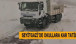 SEYİTGAZİ’DE OKULLARA KAR TATİLİ