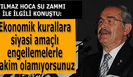 YILMAZ HOCA SU ZAMMI İLE İLGİLİ KONUŞTU