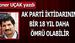 AK PARTİ İKTİDARININ BİR 18 YIL DAHA ÖMRÜ OLABİLİR