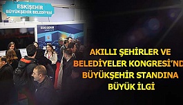 AKILLI ŞEHİRLER VE BELEDİYELER KONGRESİ’NDE BÜYÜKŞEHİR STANDINA BÜYÜK İLGİ