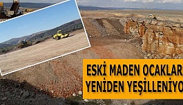 ESKİ MADEN OCAKLARI YENİDEN YEŞİLLENİYOR