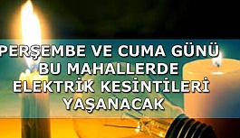 Eskişehir'de elektrik kesintileri sürecek