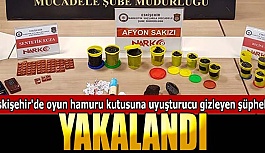 Eskişehir'de oyun hamuru kutusuna uyuşturucu gizleyen şüpheli yakalandı