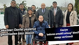 Gaziye ‘sehven emekli olmuş” denildi maaşı verilmedi