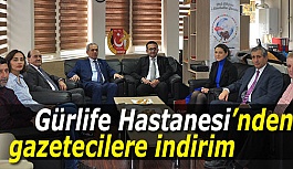 Gürlife Hastanesi’nden gazetecilere indirim