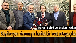 KARASİ BELEDİYE BAŞKANI ORKAN  BAŞKAN BÜYÜKERŞEN’E ZİYARET