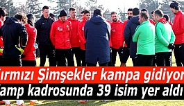 Kırmızı Şimşekler kampa gidiyor