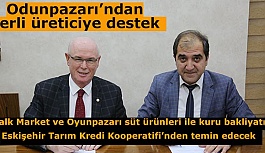 Odunpazarı’ndan yerli üreticiye destek