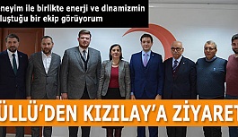 SÜLLÜ’DEN KIZILAY’A ZİYARET