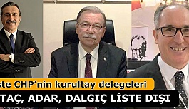 ATAÇ, ADAR, DALGIÇ LİSTE DIŞINDA KALDI