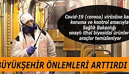 BÜYÜKŞEHİR TOPLU TAŞIMADA ÖNLEMLERİ ARTTIRDI