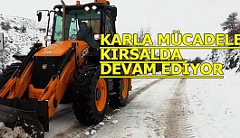 BÜYÜKŞEHİR’İN KARLA MÜCADELESİ KIRSALDA DEVAM EDİYOR