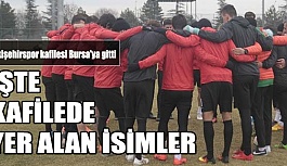 Eskişehirspor kafilesi Bursa'ya gitti