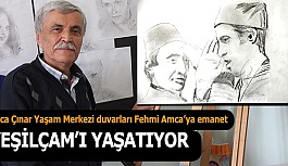 Koca Çınar Yaşam Merkezi duvarları Fehmi Amca’ya emanet