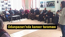 Odunpazarı’nda kanser taraması