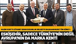 Susurluk Belediye Başkanı Nurettin Güney Kazım Kurt’u ziyaret etti