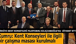 TÜRKİYE KENT KONSEYLERİ PLATFORMU'NDAN KILIÇDAROĞLU’NA ZİYARET