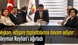 Başkan Çalışkan, istişare toplantılarına devam ediyor