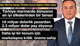 Çekiç:Türkiye mermerde dünyanın en iyi ülkelerinden biri