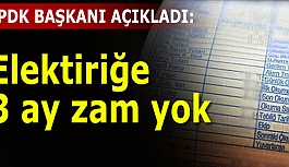 ELEKTRİĞE ZAM YOK