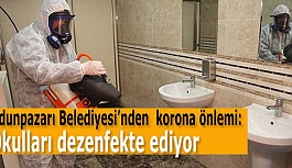 Odunpazarı Belediyesi korona virüse karşı okulları dezenfekte ediyor