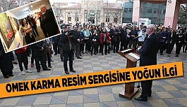 OMEK karma resim sergisine yoğun ilgi