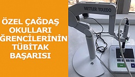 ÖZEL ÇAĞDAŞ OKULLARI ÖĞRENCİLERİNİN TÜBİTAK BAŞARISI