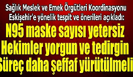 Sağlık Meslek ve Emek Örgütleri Koordinasyonu'ndan tespit ve öneriler