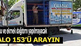 ALO 153 İLE DAĞITILACAK