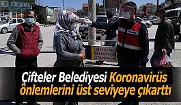 Çifteler Belediyesi Koronavirüs önlemlerini  üst seviyeye çıkarttı